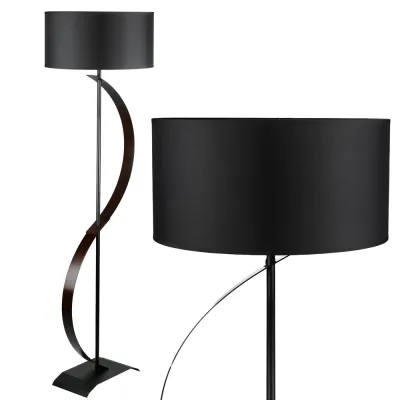 DYT-L400-BLACK | Czarna lampa stojąca | Nowoczesne oświetlenie | Metalowa lampa podłogowa