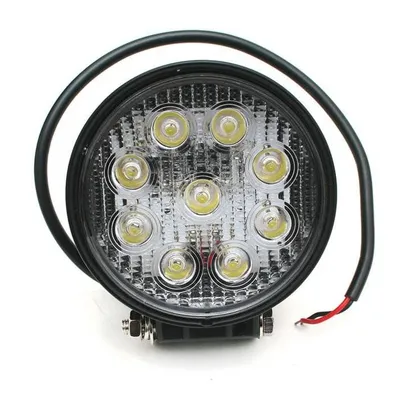 Lampa robocza 27W 9-32V okrągła WL5027B Flood