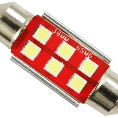 Żarówka samochodowa LED C5W 6 SMD 3535 CAN BUS