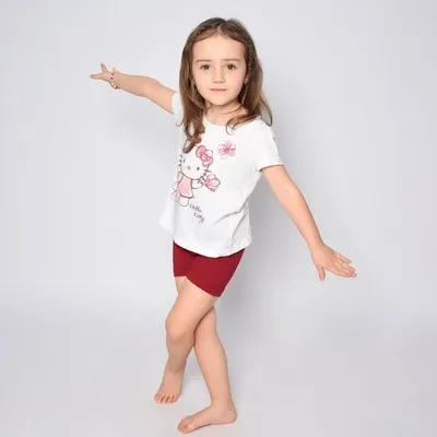 Legginsy dziecięce 1/2 PREMIUM- bordo