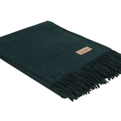 Eskimo koc kaszmirowy Astor P4429-480 130x180 dark green