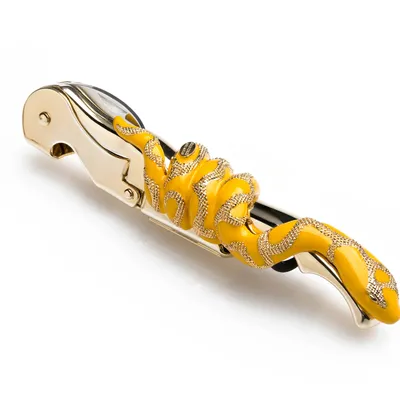 Otwieracz do wina Roberto Cavalli Snake Yellow