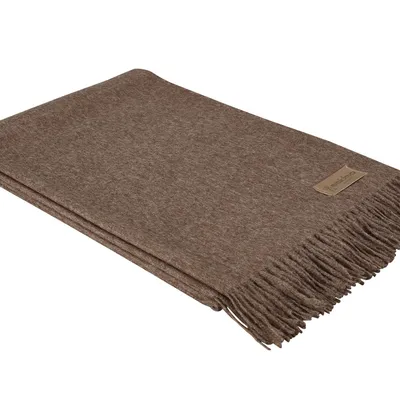 Eskimo koc wełna alpaka Apus H4428-230 130x200 taupe