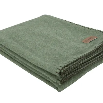 Eskimo koc wełniany Huttwil H43C4-440 130x180 green