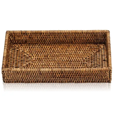 DECOR WALTHER BASKET TAB 2 tacka rattan ciemny