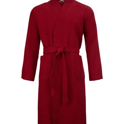 Möve szlafrok kimono Homewear Waffle 075 ruby