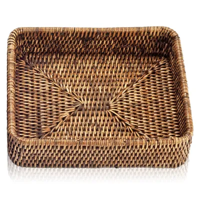 DECOR WALTHER BASKET TAB 1 tacka rattan ciemny