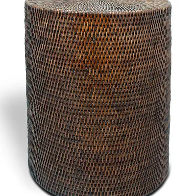 DECOR WALTHER BASKET stołek/stolik BASKET STOOL ciemny ratan