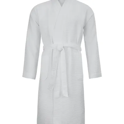 Möve szlafrok kimono Homewear Waffle 001 snow