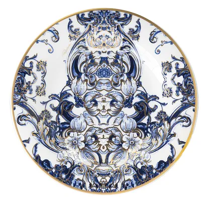 Talerzyk do pieczywa Roberto Cavalli Azulejos, zestaw 6 szt.