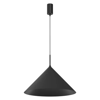 Lampa wisząca CAPITAL BLACK Ø46cm 1xGX53, pojedyncza, czarna, 1 klosz, trójkąt