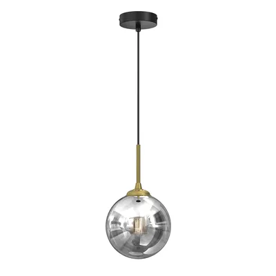 Lampa wisząca REFLEX fi 170 1xE14, pojedyncza kula srebrna