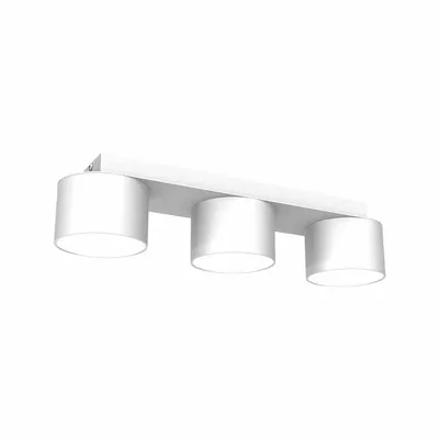 Lampa sufitowa, potrójna, biała DIXIE White 3xGX53