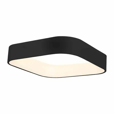 Plafon czarny, kwadratowy ASTRO BLACK 24W LED