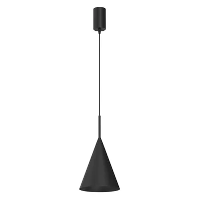 Lampa wisząca CAPITAL BLACK Ø17cm 1xGX53, czarna, pojedyncza, jeden klosz