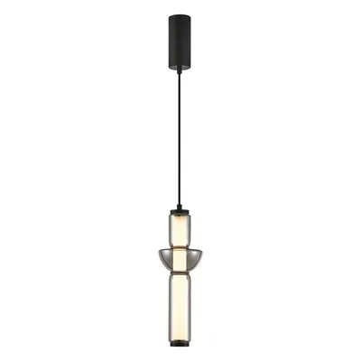 Lampa wisząca CAMPO 19W LED, pojedyncza, oryginalna, jeden klosz, czarna