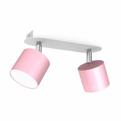 Lampa sufitowa DIXIE PINK 2xGX53 podwójna, różowa, kierunkowa