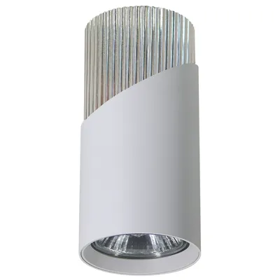 NEO WHITE CHROME DOWNLIGHT 1xGU10, tuba, krótka, biała