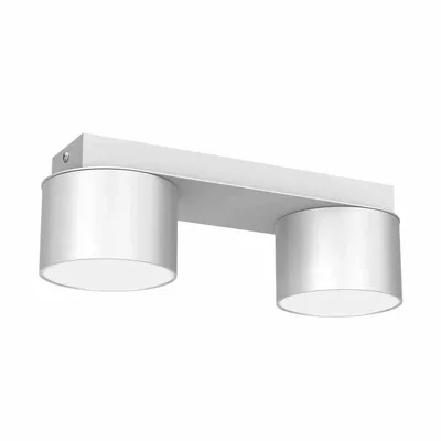 Lampa sufitowa, biała, podwójna DIXIE White 2xGX53