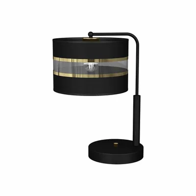 Lampka Nocna, czarna, elegancka ULTIMO BLACK 1xE27