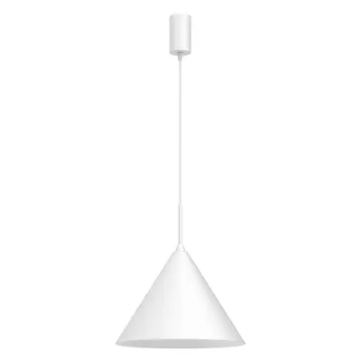 Lampa wisząca CAPITAL WHITE Ø32cm 1xGX53, biała, jeden klosz, pojedyncza