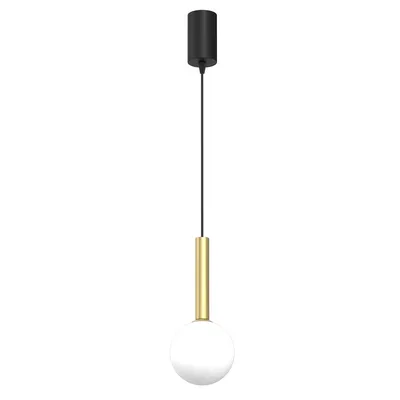 Lampa wisząca PLAY GOLD 1xG9, pojedyncza, złoto, kula