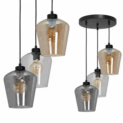 Lampa wisząca, potrójna SANTIAGO MIX 3xE27