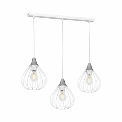 Lampa wisząca KANE WHITE 3xE27