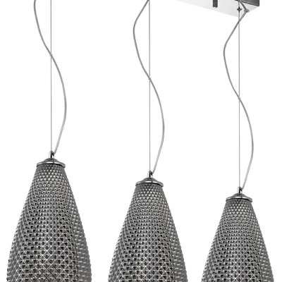 Lampa wisząca PETRA 3xE27, potrójna, 3 klosze, nowoczesna