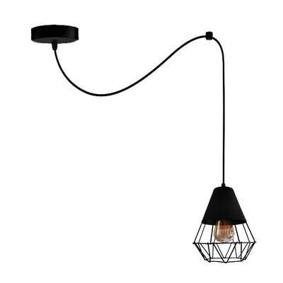 Lampa loft diament 1 płomienna SPIDER