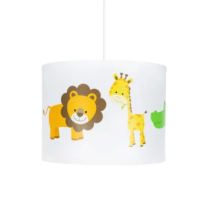 Lampa wisząca do pokoju dziecięcego zwierzeta zoo