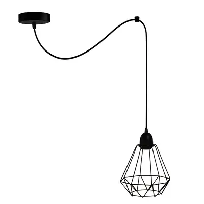 Lampa loft diament 1 płomienna pająk