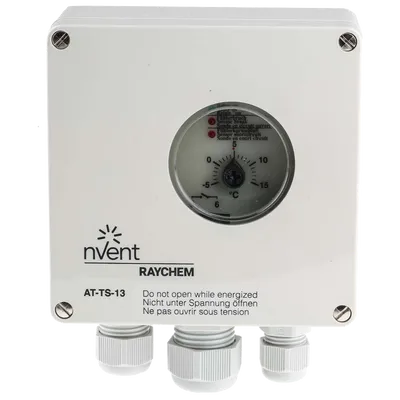 Termostat z pomiarem temperatury rurociągu lub otoczenia 0°C do +120°C - RAYCHEM AT-TS-14