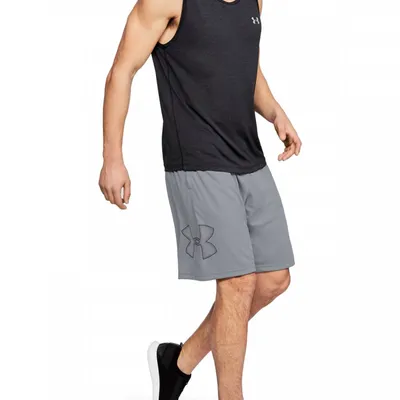 Spodenki treningowe męskie UNDER ARMOUR Tech Graphic Short 1306443 szare L Szary