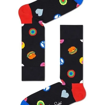 SKARPETKI HAPPY SOCKS SYMBOL DOT SYD01-9000 36-40 Czarny