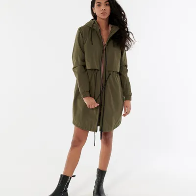 Parka przejściowa damska OUTHORN KUDC602 khaki M Khaki