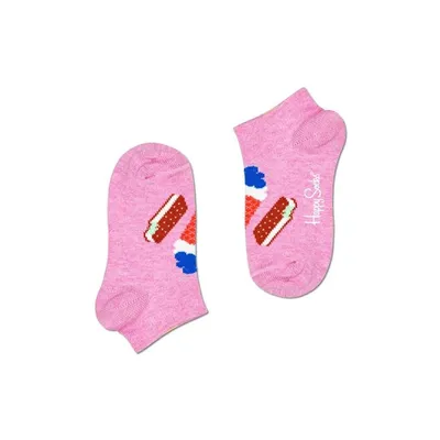 SKARPETKI DZIECIĘCE HAPPY SOCKS ICE CREAM LOW KICE05-3000 4-6 lat Różowy