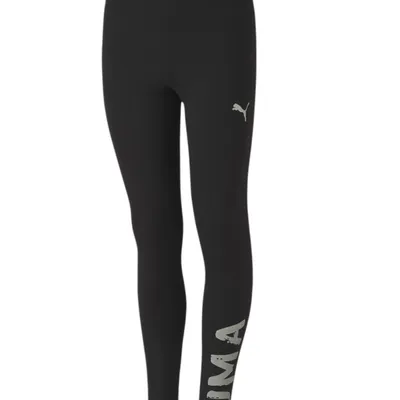 Legginsy dziewczęce PUMA 581403 czarne L Czarny