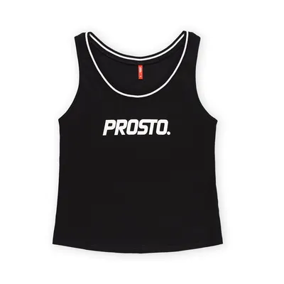 Koszulka damska PROSTO Tanktop Jordie czarna XS Czarny