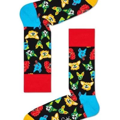 SKARPETKI HAPPY SOCKS FUNNY DOG FDO01-9400 36-40 Czarny