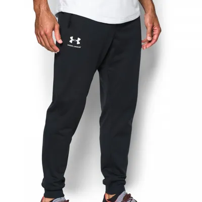 Spodnie treningowe męskie UNDER ARMOUR Tricot Jogger 1290261 czarne XXL Czarny