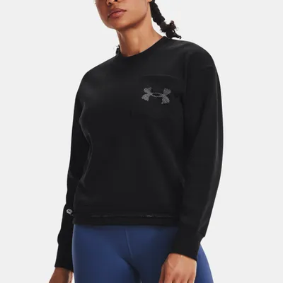 Bluza damska UNDER ARMOUR Rival Fleece 1365847-001 M Czarny