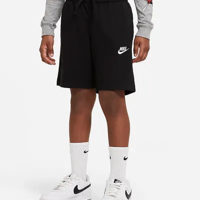 Spodenki chłopięce NIKE Sportswear DA0806 czarne M Czarny