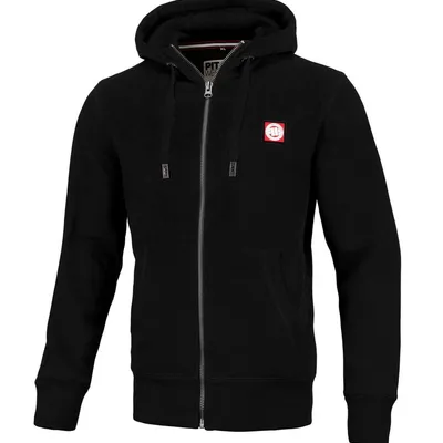 Bluza męska PIT BULL Hooded Zip: Hilltop 2 czarna XL Czarny