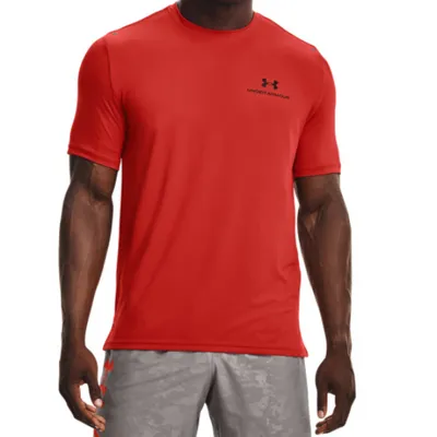 Męska koszulka z krótkim rękawem UNDER ARMOUR 1366138-839 XL Pomarańczowy