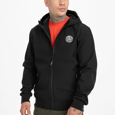 Kurtka męska PIT BULL Midway Softshell czarna L Czarny