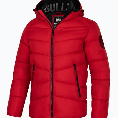 Kurtka męska puchowa Pitbull Mobley red 3XL