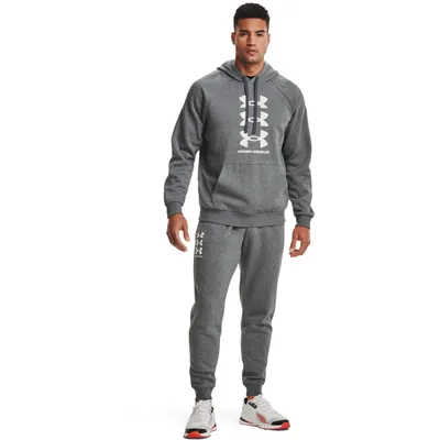 Spodnie dresowe męskie UNDER ARMOUR Rival Fleece 3Logo Jogger 1357131 szare M Szary