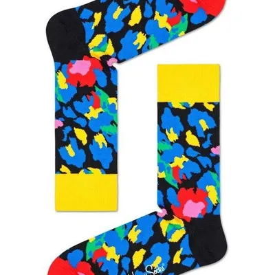 SKARPETKI HAPPY SOCKS LEOPARD NLE01-2200 41-46 Multikolor