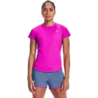 Koszulka UNDER ARMOUR Speed Stride 1326462 różowa M Ciemny różowy